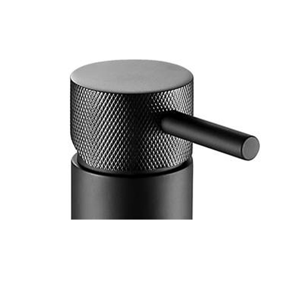 modern freestanding bath tap with shower handset - gunmetal 