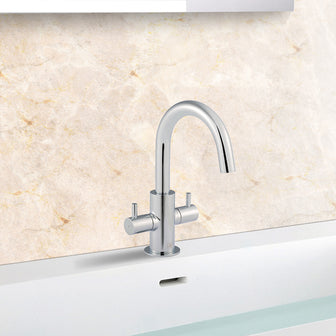 Mono Basin Mixer Tap with Dual Lever and Swivel Spout Secondary image
