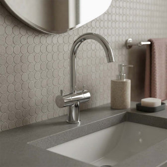 mono basin tap with two levers - chrome Main image
