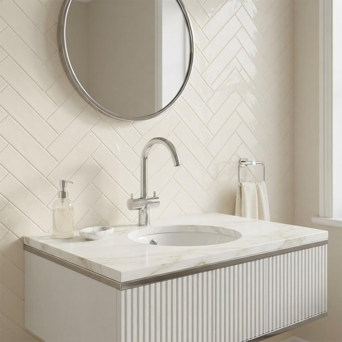 mono basin tap with two levers - chrome