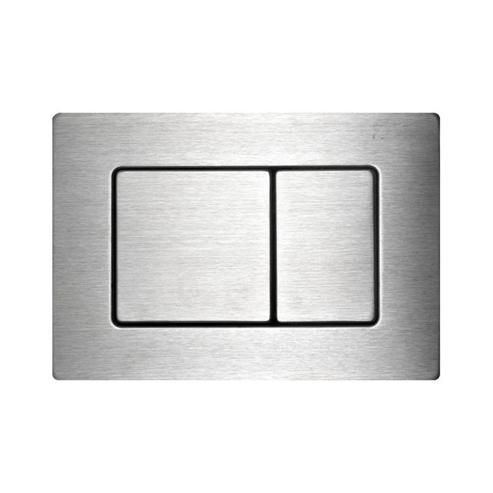 Brushed Nickel Flush Plate for Toilet Cistern