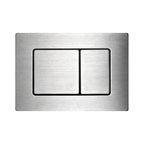 Brushed nickel flush plate 