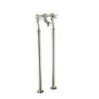 nickel freestanding bath taps