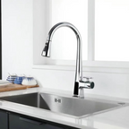 stainless steel pull out kitchen tap