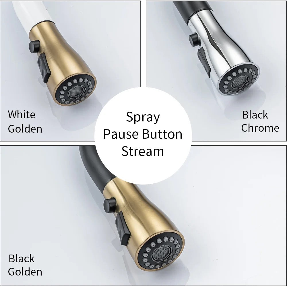 kitchen mixer tap black