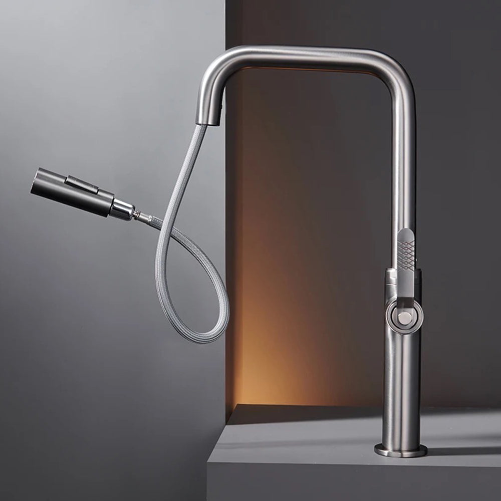 gunmetal kitchen tap pull out