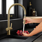 brass kitchen taps uk Tapron