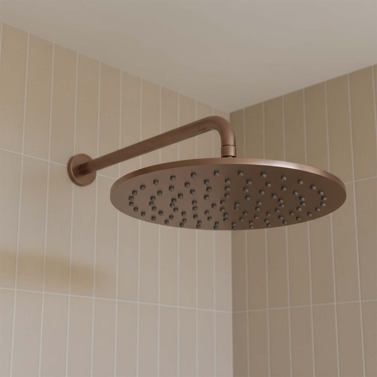 rainfall shower head and arm set