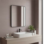 rectangular bathroom mirror 