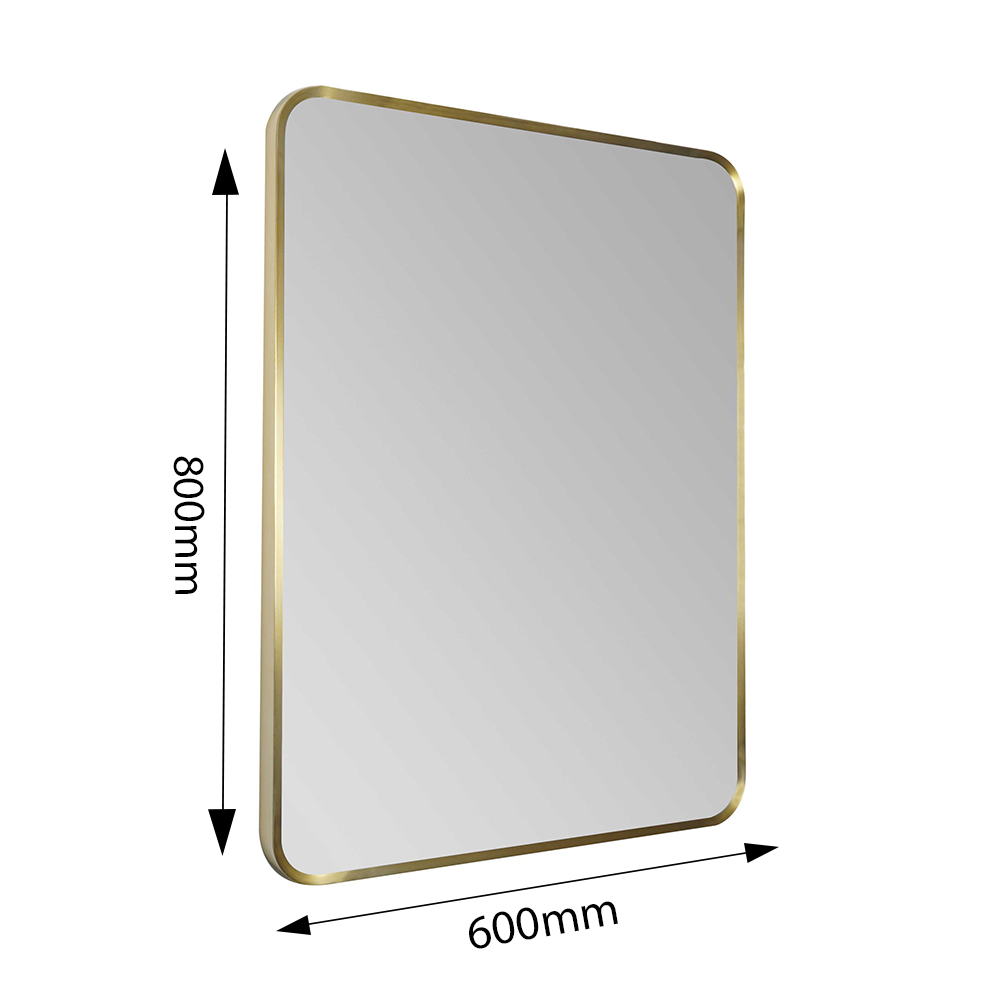 bathroom mirrors gold