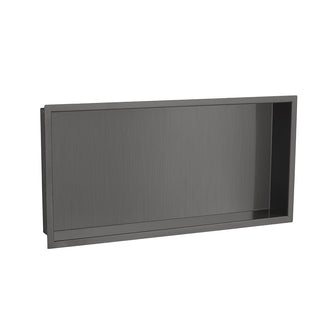 Rectangular Shower Niche 600x300mm - Brushed Black Secondary image
