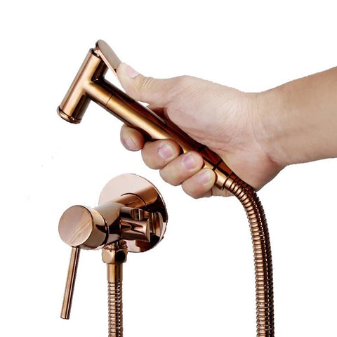 rose gold bidet spray