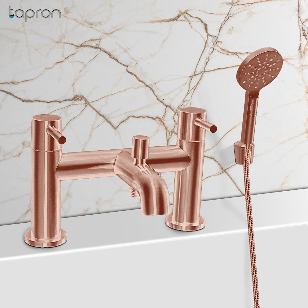 rose gold bathroom tap Main image