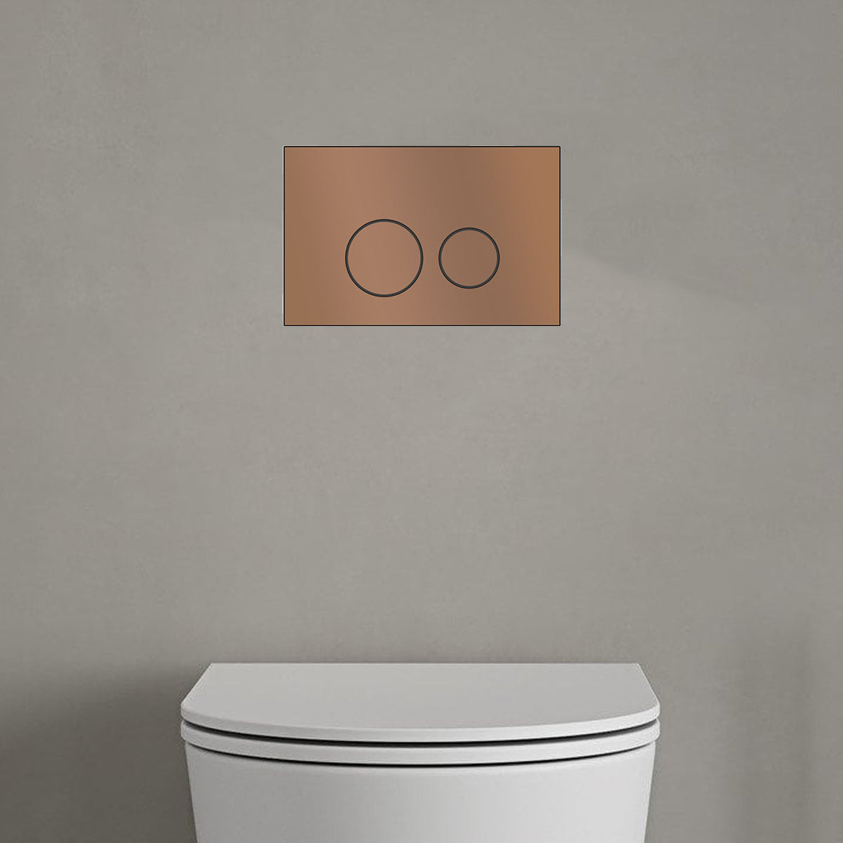 rose gold flush plate Main image