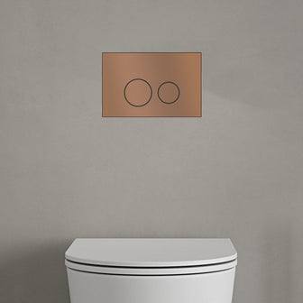 rose gold flush plate Main image