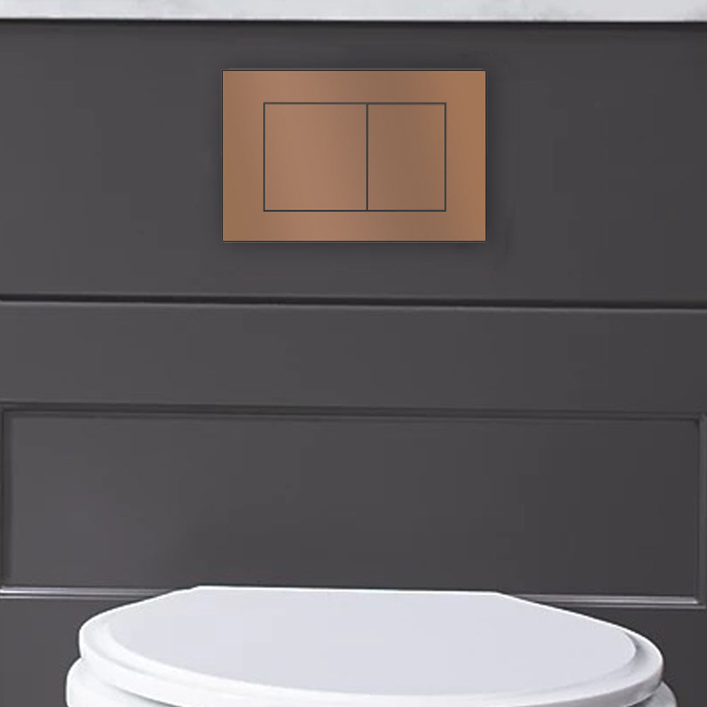 rose gold flush plate