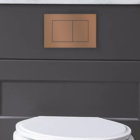 rose gold flush plate