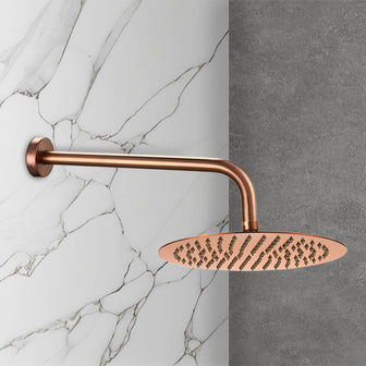 Rose Gold 400mm Long Shower Head Arm Secondary image