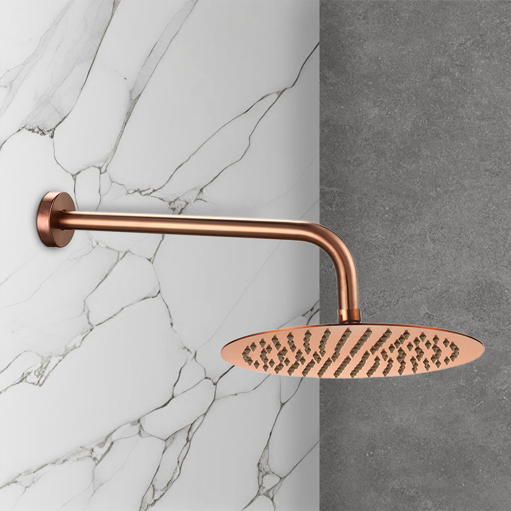 rose gold shower head