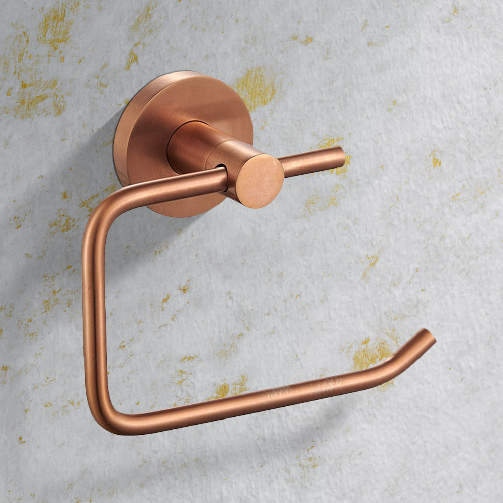 rose gold toilet roll holder Main image
