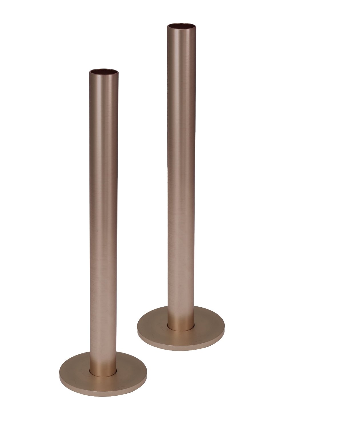 Brushed Bronze Radiator Pipe Covers | Pipe Sleeving Kit | Tapron