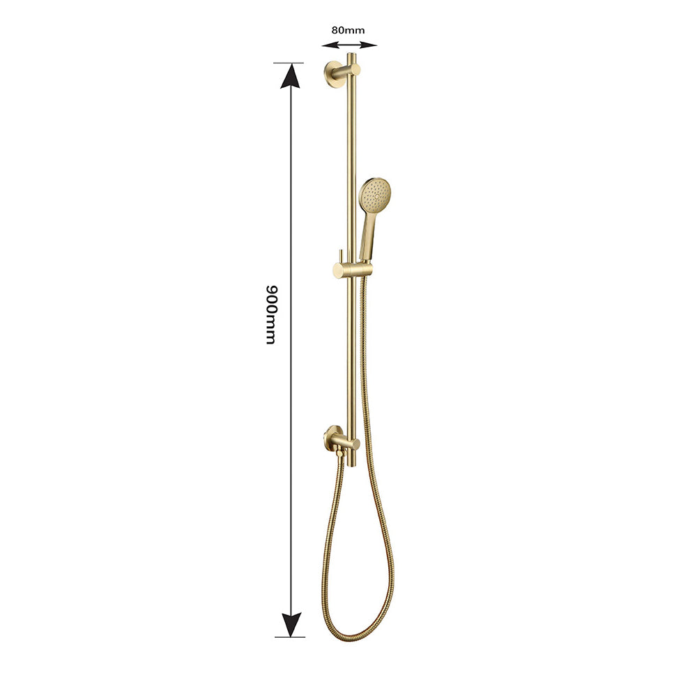 sliding shower rail kit