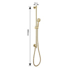 sliding shower rail kit