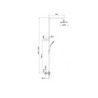 gold shower mixer thermostatic