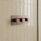 shower valve for 3 outlets - brushed bronze 