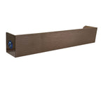 single electric heated towel warmer -  bronze