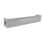 single electric heated towel warmer -  chrome