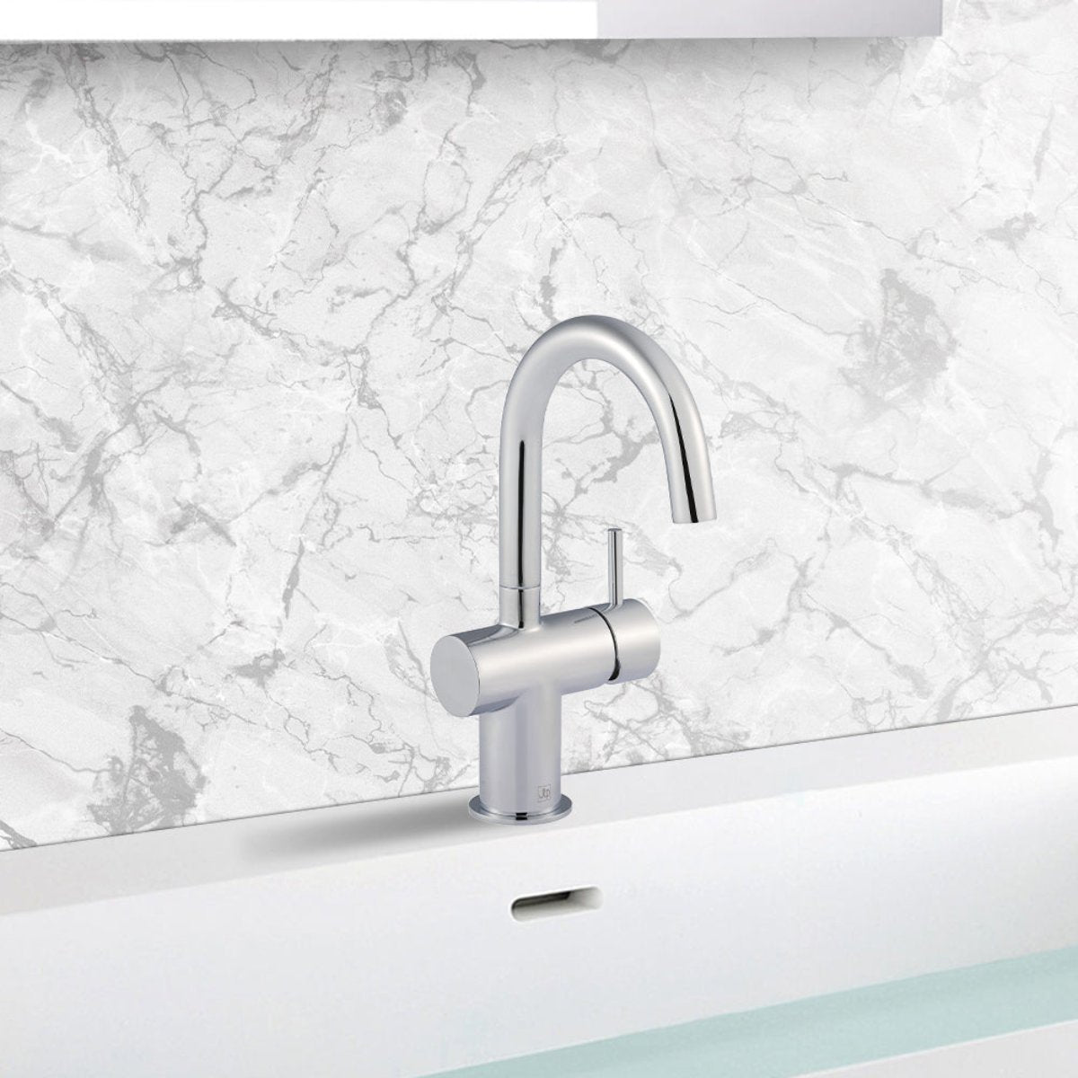 single lever monobloc basin mixer tap - chrome