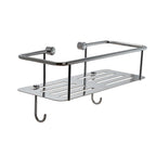  single square shower basket - chrome