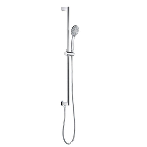 Shower Riser Rail Kit with Wall Outlet, Handset and Hose