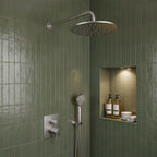 slim shower head stainless steel 200mm