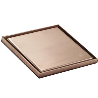 Brushed Bronze Square Tileable Wet Room Waste Kit Secondary image