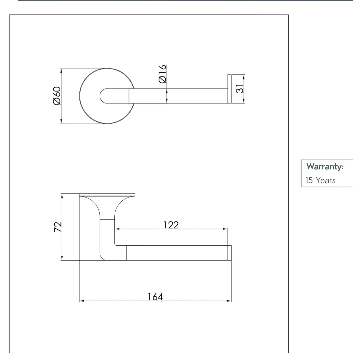 square toilet roll holder