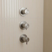 stainless steel 3 outlet concealed shower valve 