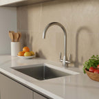 stainless steel kitchen mixer tap 