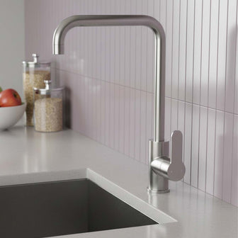 Stainless Steel Sink Mixer with L Shape Spout Secondary image