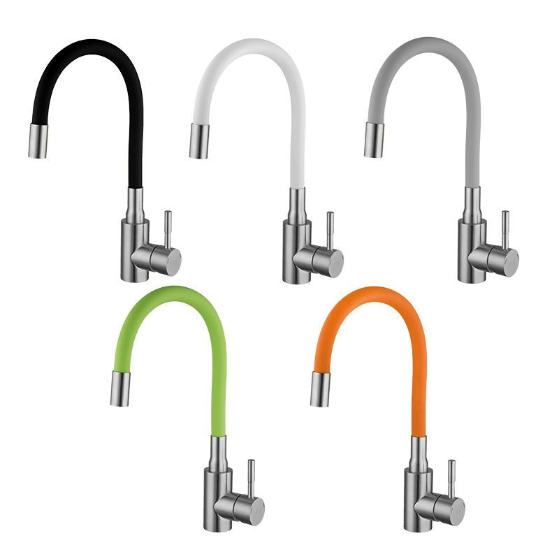 Modern Kitchen Taps | Brushed Steel Taps | Tapron UK