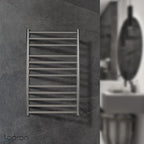 brushed stainless steel towel rail