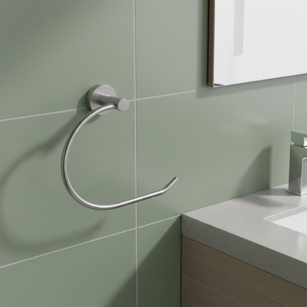 stainless steel towel ring 