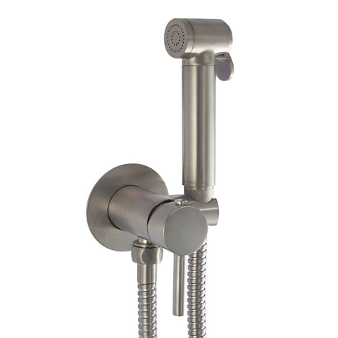 Stainless Steel Douche Spray Kit with Temperature Control - Brushed Steel Finish