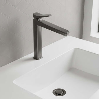 Single Lever Tall Basin Mixer Tap - Black Secondary image