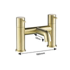 deck mounted bath Filler Taps