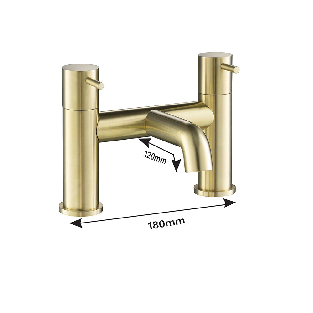 deck mounted bath filler tap