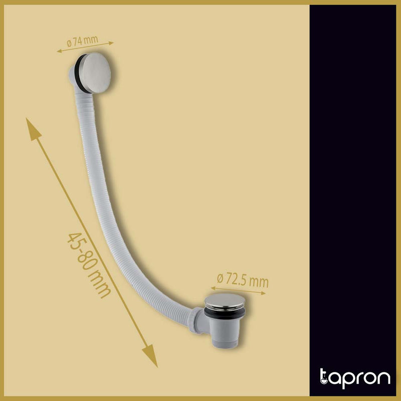 Stainless Steel Click Clack Bath Waste-Tapron