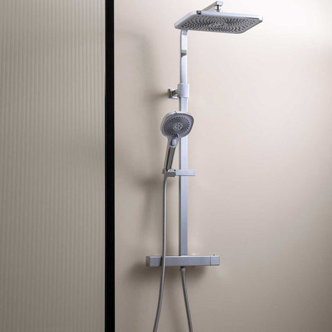 thermostatic bar valve with lets multifunctional shower handle chrome