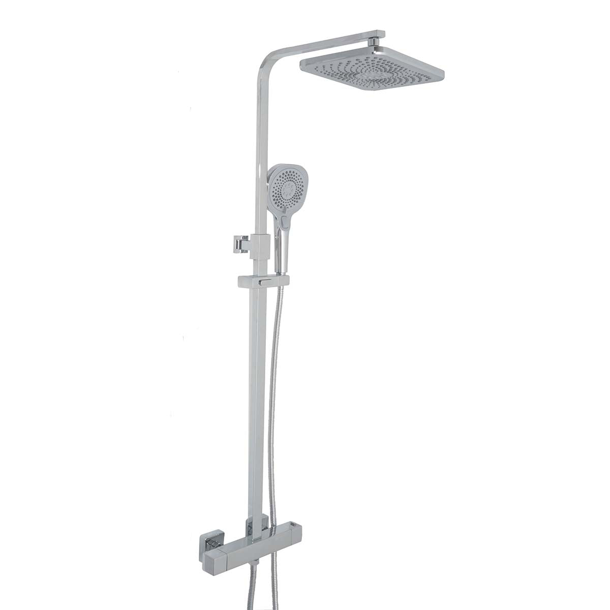 Exposed mixer shower chrome